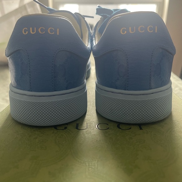 GUCCI Ace 'GG Crystal Canvas - Blue - Picture 6 of 9